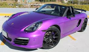 Purple Car Wrap